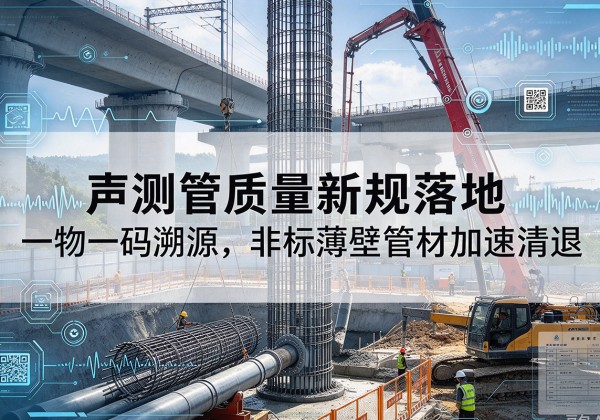 通辽声测管质量新规落地，一物一码溯源，非标薄壁管材加速清退