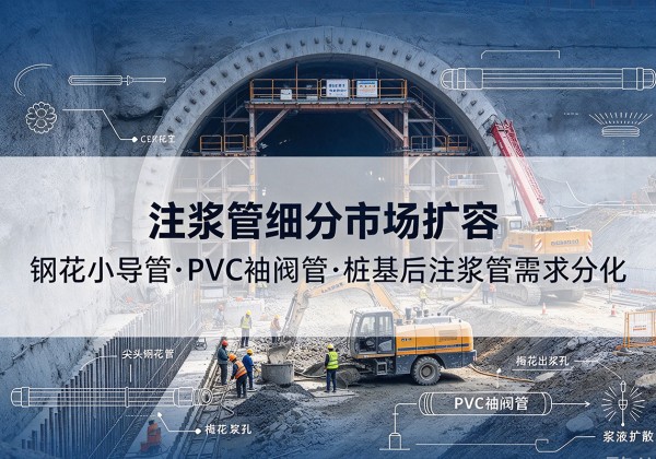 通辽注浆管细分市场扩容，隧道钢花小导管、PVC 袖阀管、桩基后注浆管需求分化